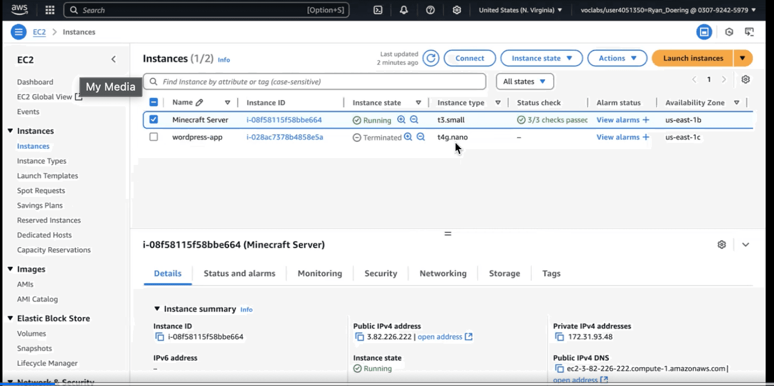 Minecraft Server Automation on AWS (Terraform + Ansible + Docker) thumbnail